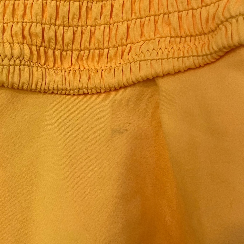 Yellow Ruffle Crop Bikini Top - Picture 12 of 12